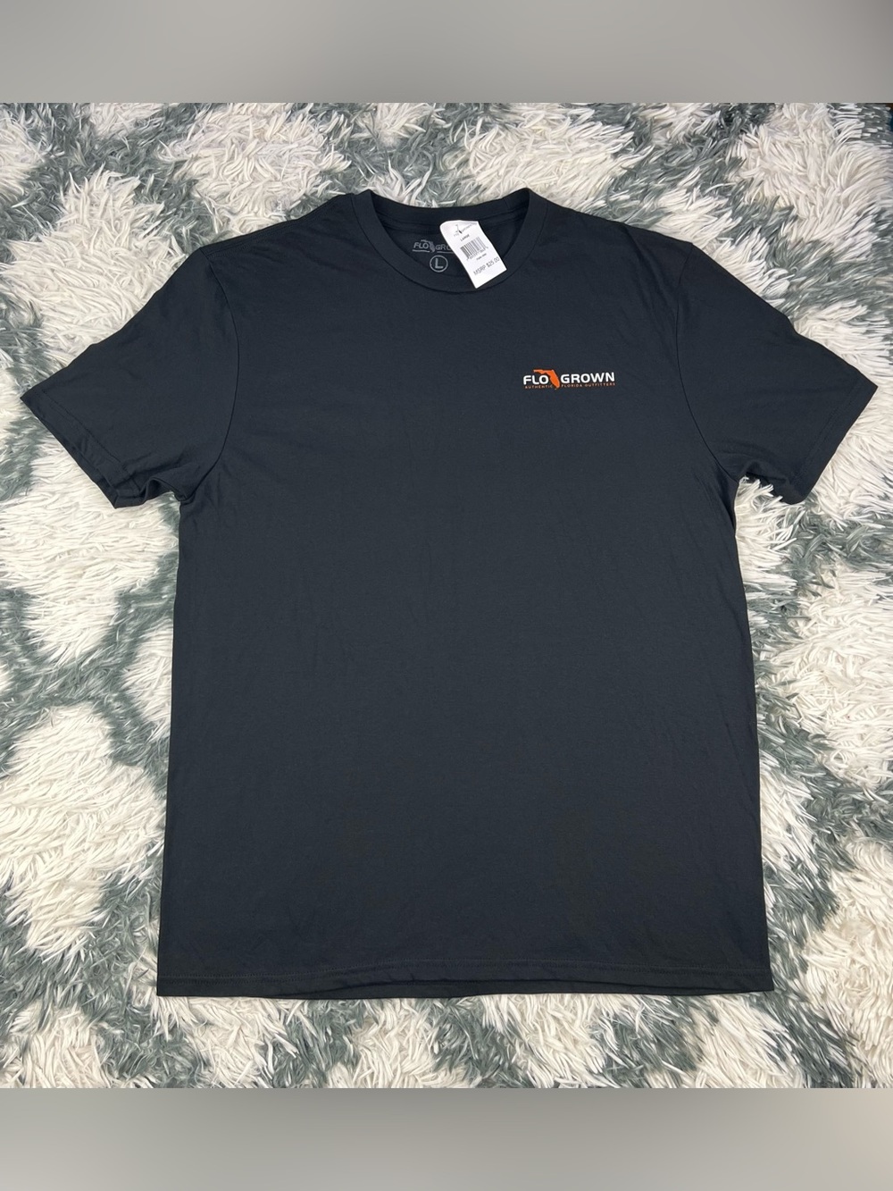 NWT Flo Grown Men’s Black Graphic T-shirt Size Large